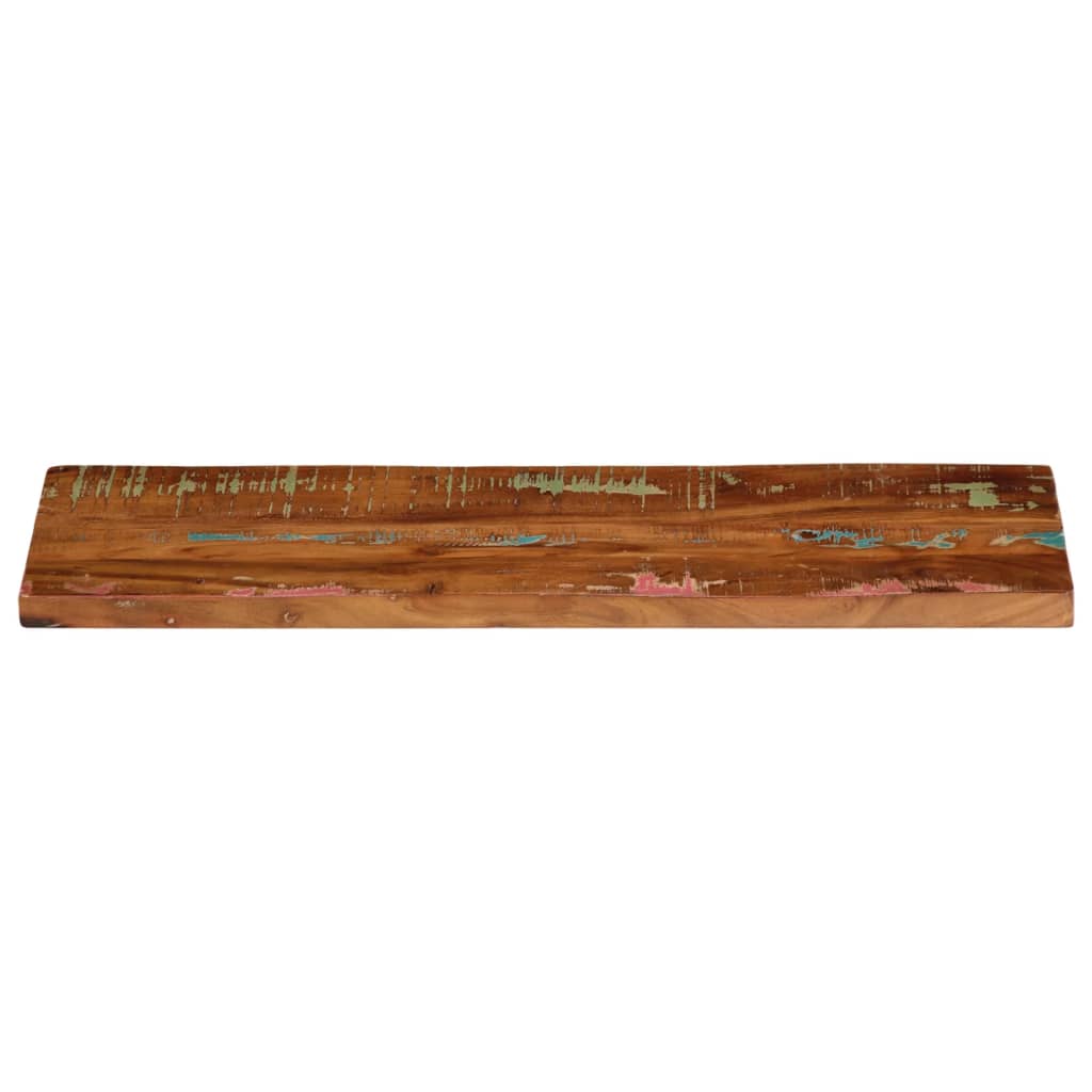 Tabletop 80x20x3.8 cm Rectangular Solid Reclaimed Wood