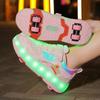 LED Roller Skates Shoes with 4 Wheels Speed Sneaker Shoes for Girls Women Sneakers with Wheels Children's Roller Skates Shoes