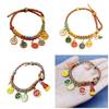 Comfortable Cotton Thread Bracelet Tibetan Bangle Five Way God of Wealth Handchain Stylish Wristband for Daily Wear