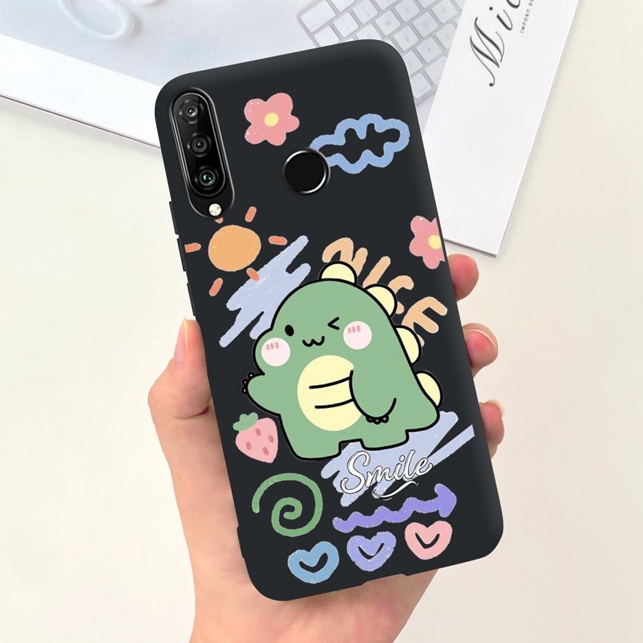 Чехол для Huawei P30 Lite Милый чехол с мультяшным динозавром Мягкий ТПУ чехол для телефона для Huawei P30 Pro P 30 Lite P30Lite Чехол Fundas Coque