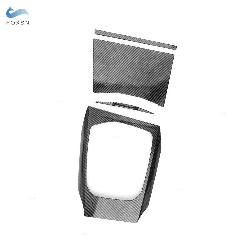 Car Center Console Control Gear Shift Panel Cover Decoration Trim Carbon Fiber Texture For BMW 3 Series G20