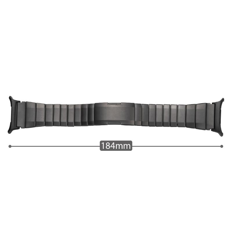 Ремешок из нержавеющей стали для Samsung Galaxy Watch 8/8 Classic, изогнутый дизайн коннектора для Galaxy Ultra 2025/ 47 мм, деловой браслет