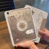 Магнитный съемный акриловый чехол для iPad Pro 11 дюймов, Mini 7, с подставкой, мультяшный дизайн, полное покрытие