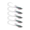 5PCS Fish Lures Artificial Fake Bait Soft Lures Seabass Fishing Tackle with Hook SO0504