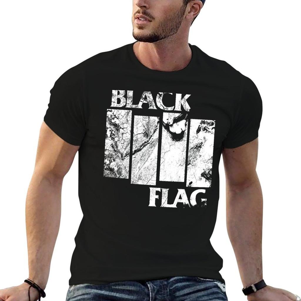 Black Flag Vintage T-Shirt man t shirt designer graphic t shirts for man man t shirts for men c
