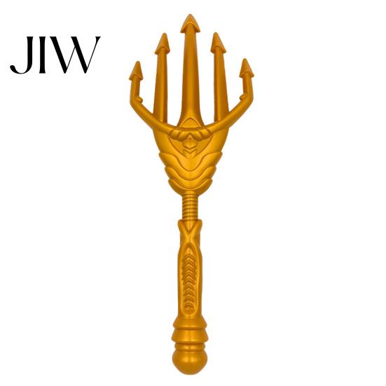 Durable Cosplay Spear Halloween Five-pronged Toy, Lightweight Handheld Plastic Five-tined Toy Fork, Weapon Props for Costume Party Stage Performance