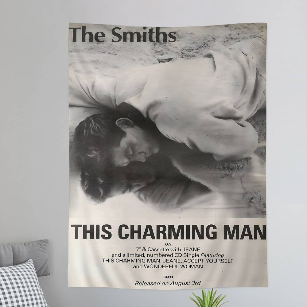 Rock Band The Ssmiths Hanging Bohemian Tapestry Hanging Tarot Hippie Wall Rugs Dorm Japanese Tapestry