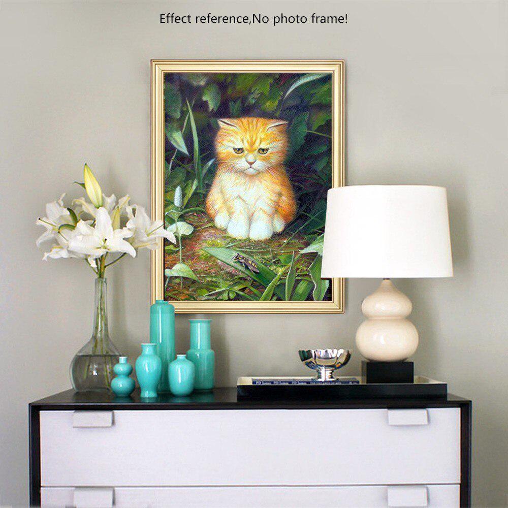 5D DIY Diamond Painting Animal Cat Full Square Embroidery Sale Rhinestone Pictures
