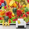 Современные обои 3D стерео фрукты фотообои Кухня Фруктовый магазин Фон Настенная роспись Декор