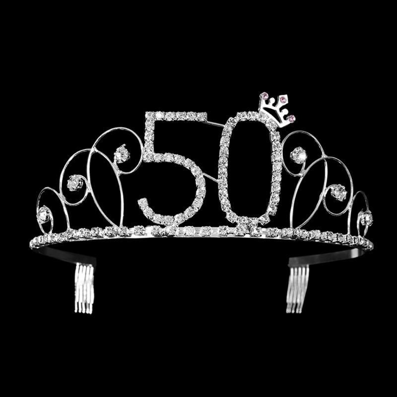 Fashion Headband Headwear Girl Tiara Birthday Crown Party Decoration KTY