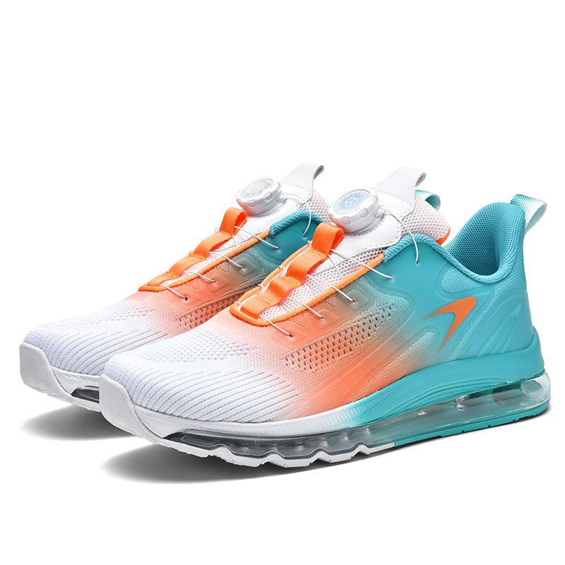 Summer new shock-absorbing running shoes autumn men's shoes sports shoes women's casual shoes flying mesh shoes travel