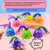 Colorful Cartoon Squeeze Toy Hair Pulling Monsters Soft Silicone Squishes Toy Creative Sensory Stress