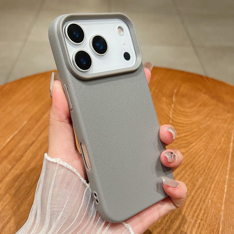 Мягкий ТПУ чехол с текстурой кожи, противоударный, для iPhone 17 Air 16 15 Pro Max 12 13 14 15 Pro 11, однотонный силиконовый чехол, Fundas