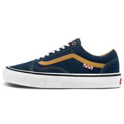 Дэн Рейнольдс x Skate Old Skool Темно-синий Золотисто-коричневый Унисекс Кроссовки Синий VN0A5FCB9CV