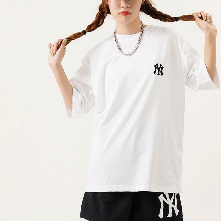 Новые футболки MLB New York Yankees Унисекс Белые 3ATS33023-50WHS