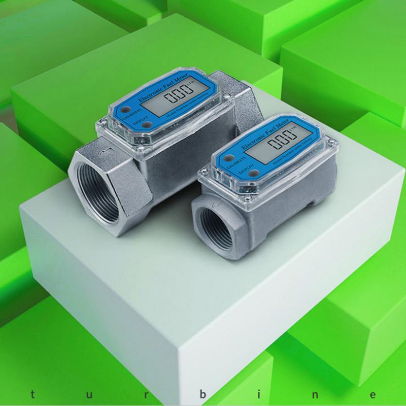 1 дюйм/1,5 дюймов турбинный расходомер воды с цифровым ЖК-дисплеем дизельный бензиновый расходомер резьбовой расходомер топлива