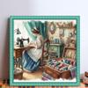 Полный набор для вышивки крестом из эко-хлопка 11CT Printed Sheeting Woman Cross Stitch Art