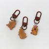 Забавный мультяшный брелок Capybara Kawaii Animal Keyring Прекрасный рюкзак Подвеска Ключ Подвесное украшение для пары Подарки