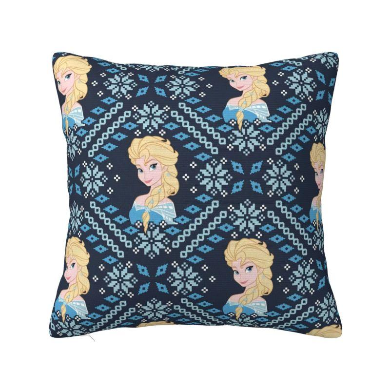Custom Frozen Olaf Elsa Manga Pillow Case 45x45cm Nordic Cushion Cover Soft Pillowcase