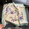 Meier Mulberry silk 53cm silk scarf small square scarf women's scarf shawl thin scarf