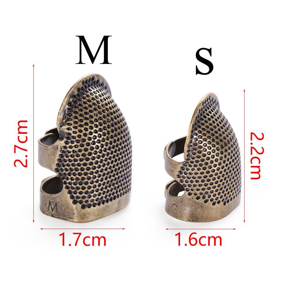 Sewing Accessories Vintage Gold DIY Crafts Finger Protector Antique Ring Needle Thimble Metal
