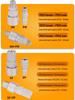 Pneumatic C-Type Self-Locking Quick Connect Fittings for Air Compressor Pump, 8mm High-Pressure Hose, Male & Female Connectors.