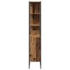 Bathroom Furniture Set with Storage 4 pcs Brown 33 x 33 x 185.5 cm