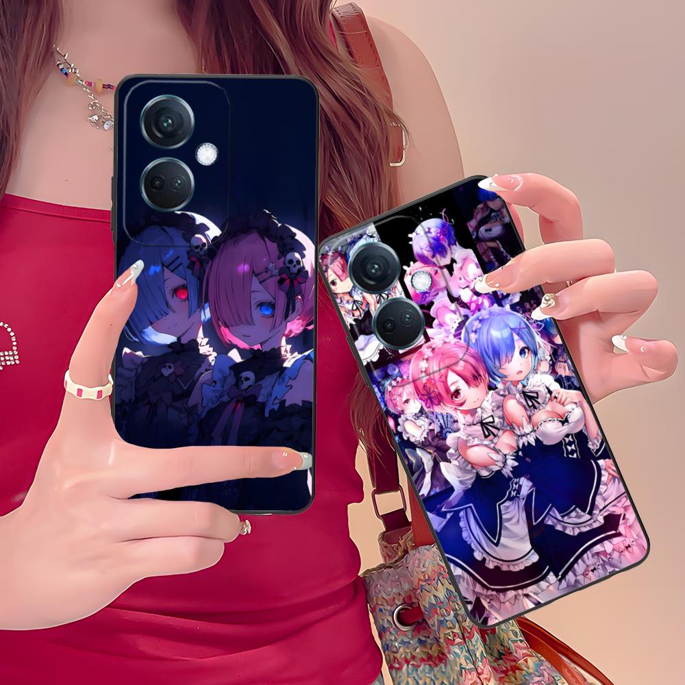 Чехол для мобильного телефона ReZero Rem Ram из матового ТПУ для OPPO Find X9 X8 X7 X6 X5 X3 X2 Plus s Pro Ultra Lite, цветная печать