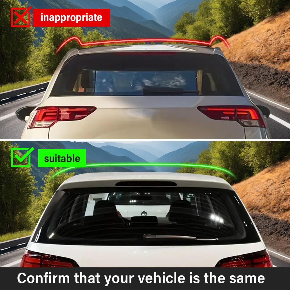 Универсальный черный спойлер на багажник автомобиля, заднее крыло, спойлер на крышу багажника из АБС-пластика, модификация, заднее крыло автомобиля, автомобильные аксессуары