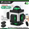 HGLINE 16 Lines Laser Level APP Remote Control 4D 360° Cross Measure Laser Beam Laser Level Horizontal Vertical Levels Tools