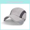 Summer Sun Protection Cap With Retractable Brim For Outdoor Cycling And Casual Wear