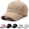 New Alphabet Embroidered Duck Tongue Baseball Hat Men's and Women's Outdoor Spring and Summer Casual Sun Hat Versatile Fashion Sun Protection Hat