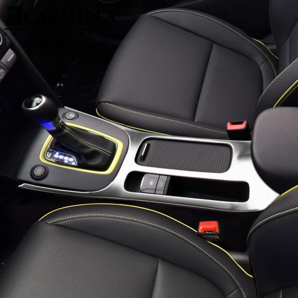 Car Cup Holder Trim Frame for Hyundai Encino Kona Kauai 2017 - 2022 LHD Center Console Water Cup Slot Cover Accessories