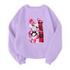 Children's Fashionable Lightweight Long-sleeved Round Neck Pullover With Pockets Printed Pullover