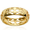Gold Plated Ring 'Carmen' Golden - 6 Mm