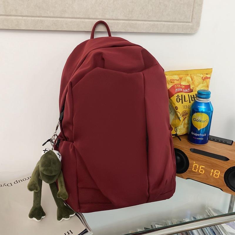 Casual Men's and Women's Bags College Students Ins Cool Simple Backpack High School Students Junior High School Students Bag Large Capacity Backpack.