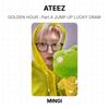 ATEEZ ЗОЛОТОЙ ЧАС : Часть 4 Официальная фотокарточка Розыгрыша Удачи JUMP UP
