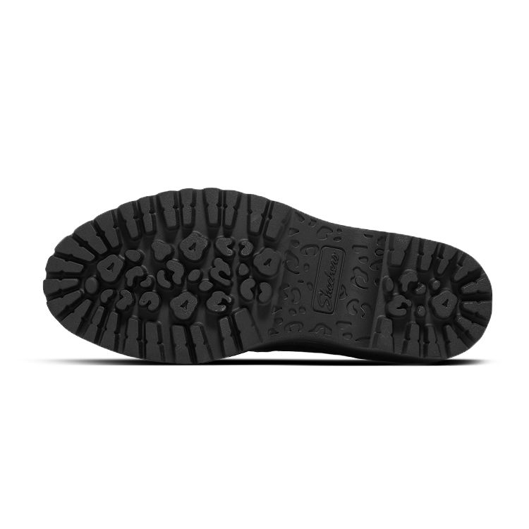 Skechers Британский стиль Увеличивающие рост Повседневные Универсальные Теплые Флисовые Короткие Ботинки-Мартинсы Женские Ботинки Черные 167290-BBK