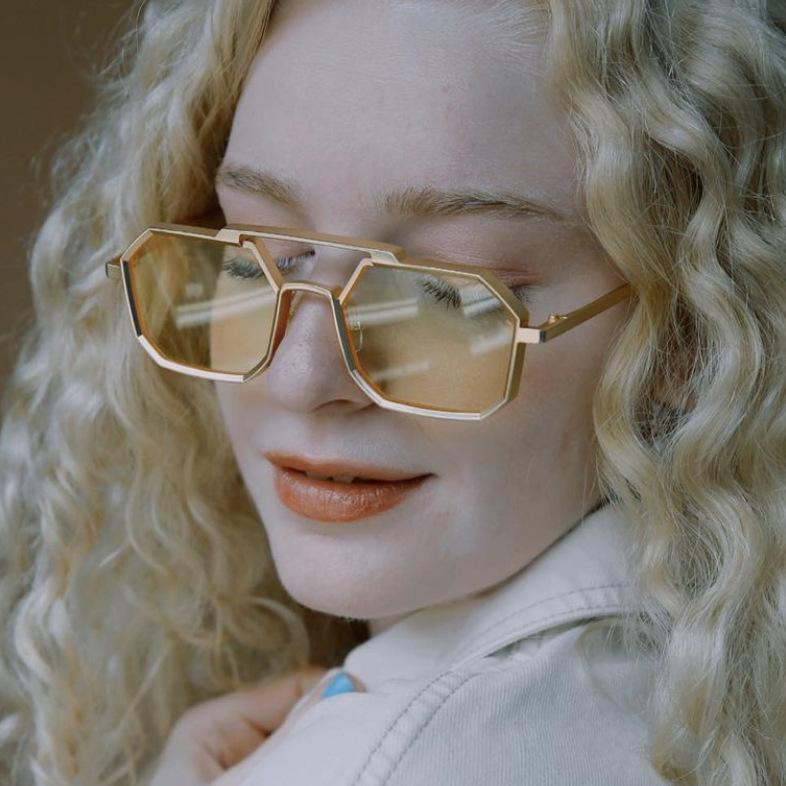 Мужские солнцезащитные очки, защита от солнца, защита от ультрафиолета, модные солнцезащитные очки в металлической упаковке в стиле панк-хип-хоп, женщины за рулем, путешествия, очки для поездок на работу