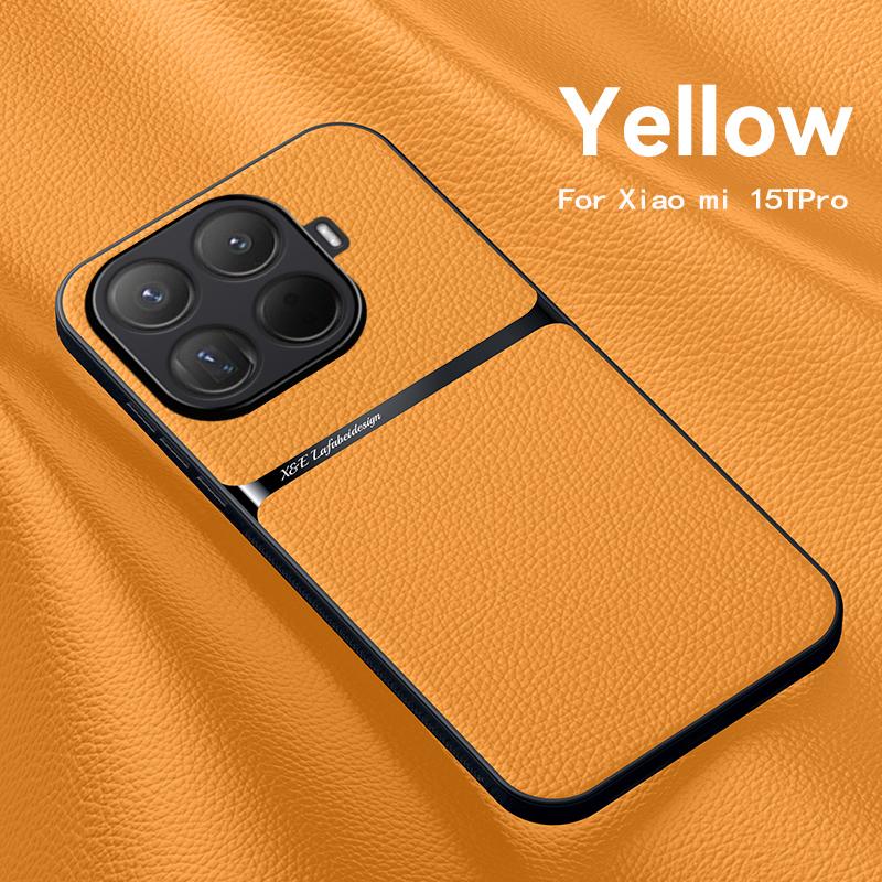 Для Xiaomi 15T 14T 13T 15 14 Pro Роскошный кожаный чехол с текстурой личи, ультратонкий, для Xiaomi 17 Pro Max 14 15 Ultra