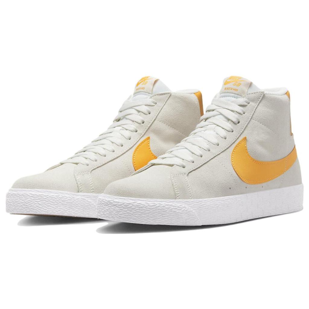 New Nike Sb Zoom Blazer Mid 'Summit White Laser Orange' 864349-110