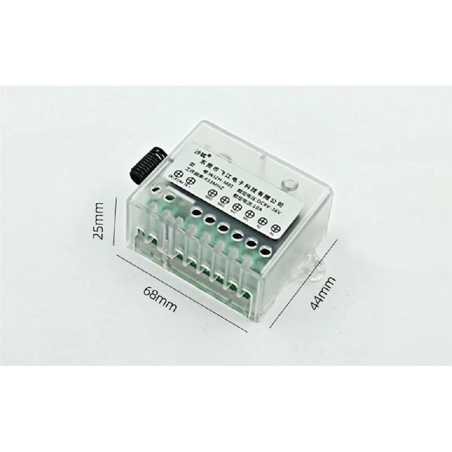 DC Motor Remote Control Linear Actuator Controller CW And CCW 433MHz 50m MAX Current 2.5A