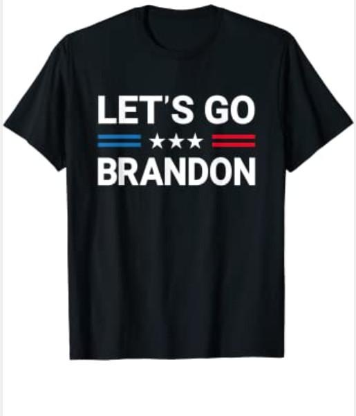 Let's Go Brandon Conservative US Flag T-Shirt
