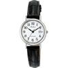 Women's D023-304 ( Watch Q&Q Day) Round Watch Black Analog