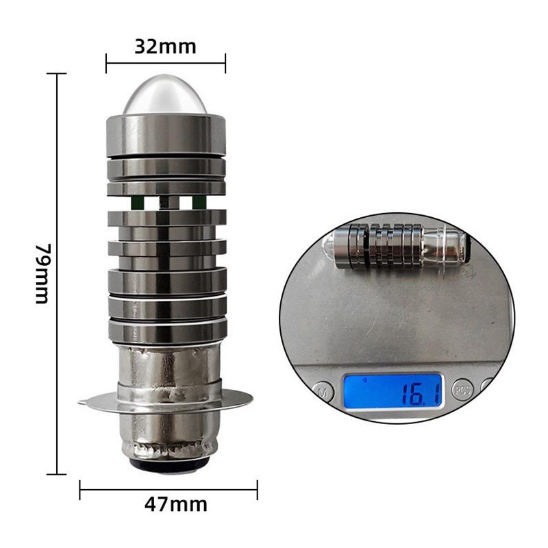 Универсальные двухцветные лампы для фар 12 В P15D H6 Px15D светодиодные фары для мотоциклов H6 для скутера и мотоцикла