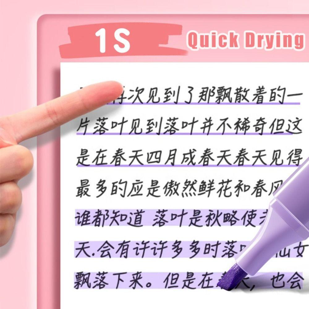 Morandi/Macaron Color Marker Pen Painting Graffiti DIY Scrapbook Pen Fluorescent Pen Student Gift