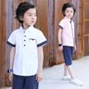 Boys T-Shirt Summer Short Sleeve Tee Children Turn-down Collar Polo Shirt Cotton Preppy Style Top Kids