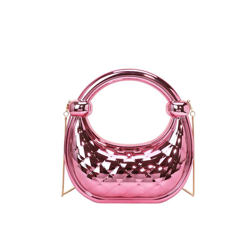 Women's bag 2025 new European and American fashion gradual change color messenger box bag niche hand carry rope knot dumpling bag tide