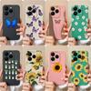 For Infinix Hot 40 Smart 8 Note 40 Pro+ GT 20 Pro Back Cover Case Liquid Silicone Pretty Sunflower Daisy Super Shockproof Phone Bags For Itel S24 Capa
