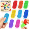Bristle Tactile Sensory Calm Strips | Soft, Gentle & Rich Texture| 8PC | Suction Cup Toys for Kids | Autism, ADHD Anxiety Relief | Quiet Fidget Toys
